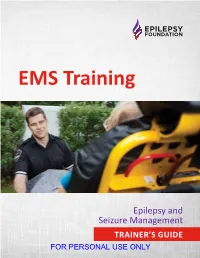 EMS Training