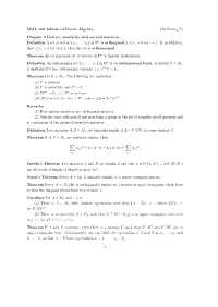 Math 408 Advanced Linear Algebra Chi-Kwong Li Chapter 2 Unitary