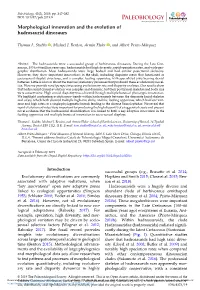 Morphological Innovation and the Evolution of Hadrosaurid Dinosaurs