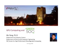 101117-Green Computing and Gpus