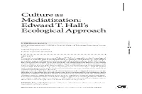 Edward T. Hall's Ecological Approach