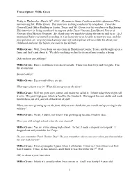 Interview Transcript