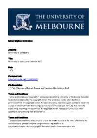 Library Digitised Collections Author/S: University of Melbourne Title