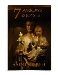 7 Sorrows and Joys of St. Joseph