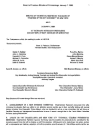 Board Meeting Minutes 1998