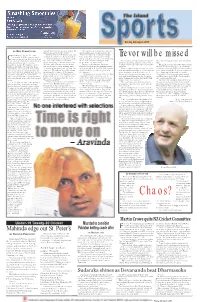 Chaos? and the Blame Because I Was Two More Bomb- Chairman of Sri One Guy Who Told Shells
