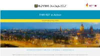 FHIR RDF in Action