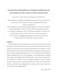 Management in the Conflict-Torn Yarmouk Basin