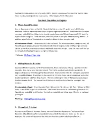 Mike Vaughn's Top Ten Day Hikes in Virginia