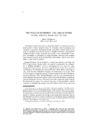 The Ftc from 1925 to 1929