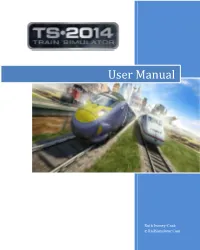 Train Simulator 2014 PDF Manual