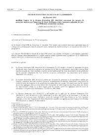 2017/ 116 De La Commission