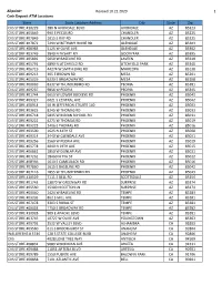 Allpoint+ Cash Deposit ATM Locations Revised 10.21.2020 1 Store Store