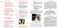 Calendar of Events $10 Per Child