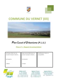 Commune Du Vernet (03)