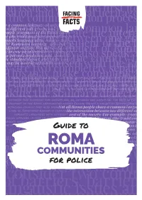 En Considering Roma People and Their Relation with Ocieties, It Is Important to Consider Two Common Ki Ers: Barriers Based on Li