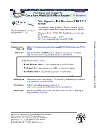 Erk Direction of CD4 T Cell Subsets Chiung-Fang Chang, Warren N