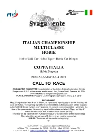 Italian Championship Multiclasse Hobie Coppa