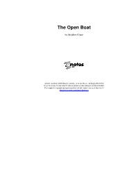 The Open Boat