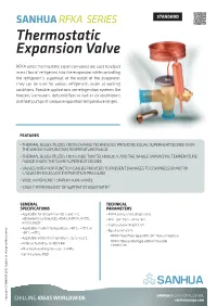 Thermostatic Expansion Valve