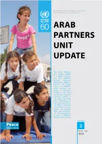 Arab Partners Unit Update