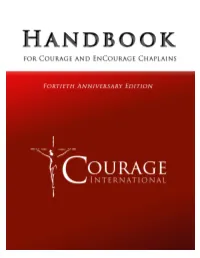 Handbook for Courage and Encourage Chaplains