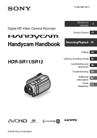 Handycam Handbook Recording/Playback 25
