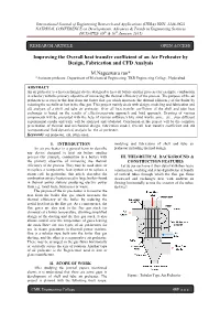 Improving the Overall Heat Transfer Coefficient of an Air Preheater by Design, Fabrication and CFD Analysis