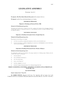 Legislative Assembly