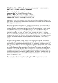 Turning Over a New Leaf: Regional Applicability of Innovative Drug Crop Control Policy in the Andes