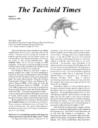 View the PDF File of the Tachinid Times, Issue 9