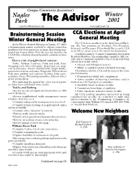 Winter 2001 Advisor