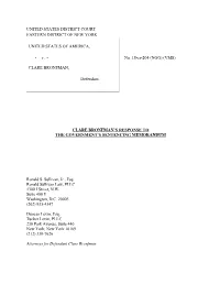 20200922-12 CB Sentencing Response