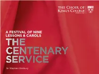A Festival of Nine Lessons & Carols