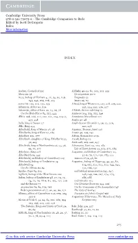 INDEX 265 © in This Web Service Cambridge