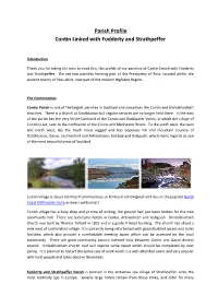 Parish Profile Contin Linked with Fodderty and Strathpeffer