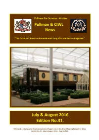 Pullman Car Services - Archive