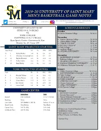 1-20 MBB Vs York