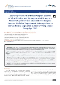 A Retrospective Study Evaluating the Efficacy of Identification And