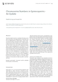 Chromosome Numbers in Gymnosperms - an Update