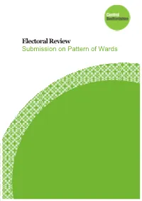 Electoral Review Submission on Pattern of Wards