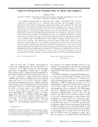 Amperean Pairing and the Pseudogap Phase of Cuprate Superconductors