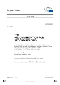 En En ***Ii Recommendation for Second Reading