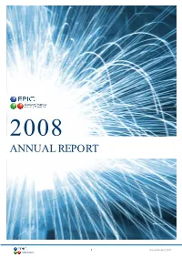 EPIC Annual Report 2008
