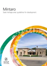 State Heritage Area Guidelines for Development