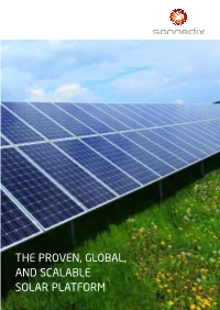 The Proven, Global, and Scalable Solar Platform Content