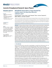 MESSENGER Observations of Large Dayside Flux Transfer Events