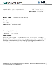Oilseeds and Products Update