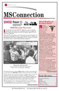 Walk Because You Can! R of a Small Clinical Trial of T All Depends on You in 2002