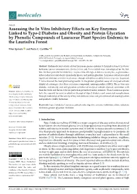 Assessing the in Vitro Inhibitory Effects on Key Enzymes